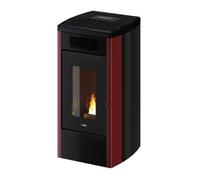 Poêle à granulés Cadel Atena Plus 14 | 14 kW Acier Rouge