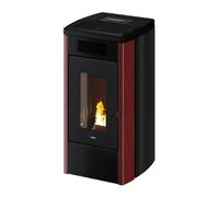Poêle à granulés Cadel Atena Plus 14 | 14 kW Céramique rouge