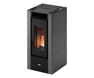 Poêle à granulés Cadel Cristal 6 | 5,5 kW Acier Anthracite