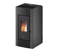 Poêle à granulés Cadel Cristal Plus 9 | 8,5 kW Acier Anthracite