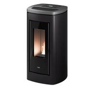 Poêle à granulés Cadel Eclipse Plus 11 | 10,5 kW Métal anthracite, plaque supérieure titane