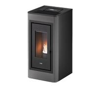 Poêle à granulés Cadel Kobe Plus 11 | 10,5 kW Acier Titanium