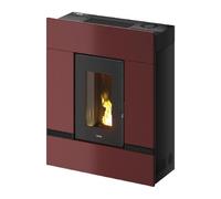 Poêle à granulés Cadel Mithos Plus 12 Ps 12 kW Acier Rouge