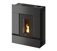 Poêle à granulés Cadel Mithos Plus 12 Up-Twin 12 kW Acier Anthracite