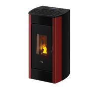 Poêle à granulés Cadel Perla 7 | 7 kW Acier Rouge