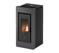 Poêle à granulés Cadel Prince Plus 11 | 10,5 kW Acier titane