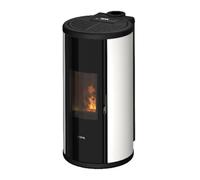 Poêle à granulés Cadel Sound 7 Up-Twin 7 kW Acier Blanc