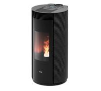 Poêle à granulés Cadel Spin Plus 9 Up-Twin 8,5 kW Fonte noire