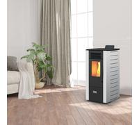 Poêle à granulés canalisable - Nonza Blanc 10 kW