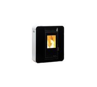 Poêle à granulés de bois 10kw blanc 20879