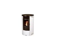 Poêle à granulés et pellets Interstoves Poêle à granulés de bois 12kw blanc PGVRE12-BLANC