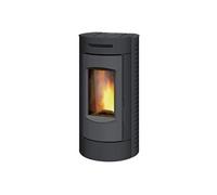 Poêle à granulés de bois 6kw gris C077FC.09-HA6