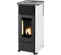 Poêle à granulés de bois 6kw noir/blanc Supra leni6blanc blanc/noir G