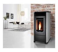 Poêle à granulés de bois 7.5kw gris Supra leni7gris gris G