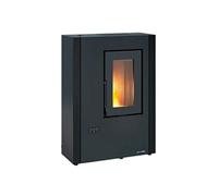 La Nordica Poêle à granulés Luisella 5.0 Maxi 1294902 Slim noir 7 kW Wi‑Fi