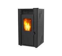 Poêle à granulés de bois 8kw noir Supra orphee 8 noir noir G