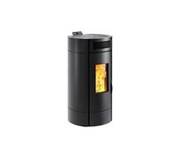 Poêle à granulés de bois 8kw noir P941984