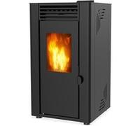 Poêle à granulés de bois 8kw noir Supra orphee 8 noir noir G