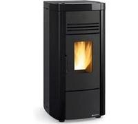 Poêle à granulés de bois 8kw noir ventilé et étanche Nordica Extraflame angelaevonoir noir