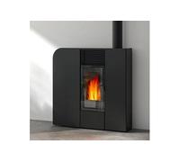 Poêle à granulés de bois GODIN CHRONOS 491010 - 9 kW - Noir