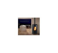 Poêle à granulés de bois 9kw noir C077FE.06-HA9-B