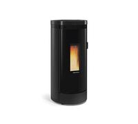 Poêle à granulés de bois 9kw noir debbycxnoir