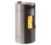 Poêle à granulés de bois Gris LODI 10 WiFi - 9,5 kW - Trémie 16,5 kg