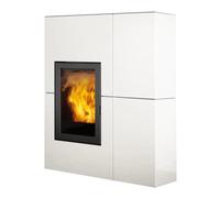 Poêle à granulés Edilkamin Blade 12++ Evo 12,1 kW Revêtement en acier Blanc mat