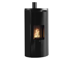 Poêle à granulés Edilkamin Celia Air Tight Plus 9,6 kW Habillage latéral acier noir