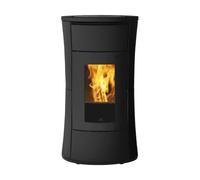 Poêle à granulés Edilkamin Cherie 11 Evo Air Tight C 11 kW Revêtement en acier gris foncé