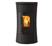 Poêle à granulés Edilkamin Cherie 11++ Evo Back 11 kW Revêtement céramique Gris foncé
