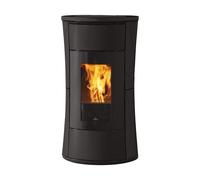 Poêle à granulés Edilkamin Cherie 11++ Evo Coax 11 kW Revêtement céramique Gris foncé
