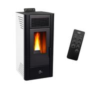 Poêle à granulés étanche Anita 11,6 kW Blanc Sannover
