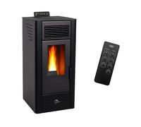 Poêle à granulés étanche Anita 11,6 kW Noir Sannover