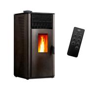 Poêle à granulés étanche Anita 12 kW Noir Sannover