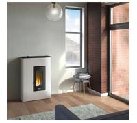 Poêle à granulés étanche Atrium 5 Blanc - 5 kW