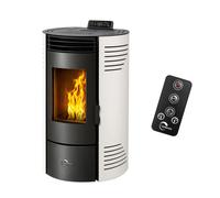 Poêle à granulés étanche Azora 11,6 kW Blanc Sannover