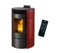 Poêle à granulés étanche Azora 11,6 kW Bordeaux Sannover