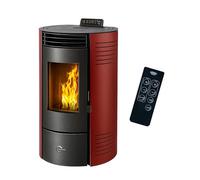 Poêle à granulés étanche Azora 11,6 kW Bordeaux Sannover