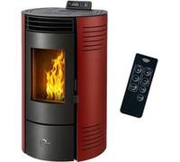 Poêle à granulés étanche Azora 11,6 kW Bordeaux Sannover