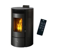 Poêle à granulés étanche Azora 11,6 kW Noir Sannover