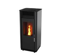 Poêle à granulés étanche CALLIOPÉ 8 kW Noir - RT2012/ RE2020