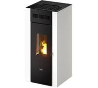 Poêle à granulés étanche canalisable Pegaso Elane 9 blanc 8.5 kW