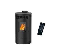 Poêle à granulés étanche Flavia 9,5 kW Noir Sannover