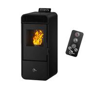 Poêle à granulés étanche Izedia 13 8 kW Noir Sannover