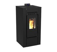 Poêle à granules étanche - LVZ ALEXA 9 - Noir