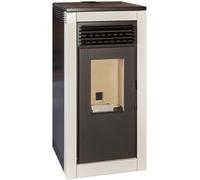 Poêle à granulés et pellets Escalor Poêle à granulés FRIDA 12kW blanc
