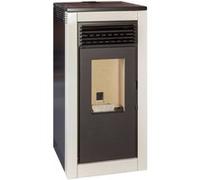 Poêle à granulés et pellets Escalor Poêle à granulés FRIDA 12kW blanc