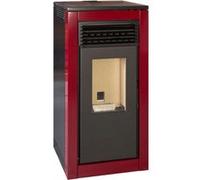 Poêle à granulés et pellets Escalor Poêle à granulés FRIDA 12kW rouge