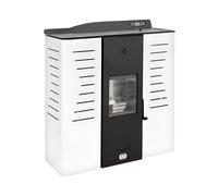 Poêle à Granulés Hydro Extra Plat 20 Kw Italia - Noir